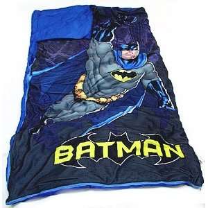  Batman Kids Black Backpack With Sleeping Bag Slumber Set 