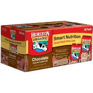 Horizon Organic Low Fat Milk, Chocolate, 8 Ounce Aseptic Cartons (Pack 