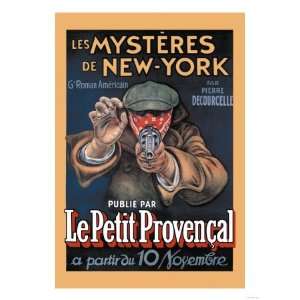 Les Mysteres de New York Giclee Poster Print, 18x24 