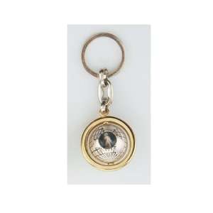  Key Chain   Our Lady of Grace on Spinning Globe   MADE IN 