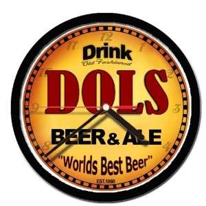  DOLS beer and ale cerveza wall clock 