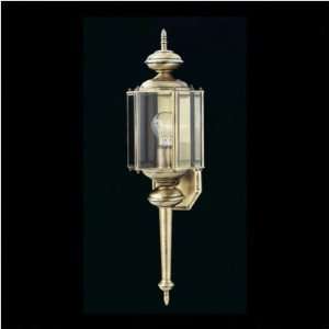   Lighting   SL9243 12   Brentwood Outdoor Wall Lantern in Antique Brass