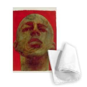  Head, 1998 (w/c on handmade indian paper)    Tea Towel 