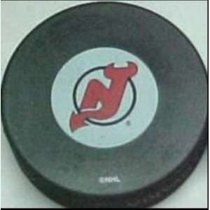  New Jersey Devils NHL Logo Puck