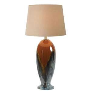  Kenroy Home Lava 1 Light Table Lamp in Ceramic Glaze   KH 