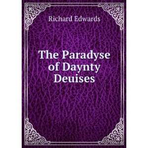  The Paradyse of Daynty Deuises Richard Edwards Books