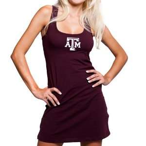    Texas A&M Aggies Womens Maroon Tank Dress