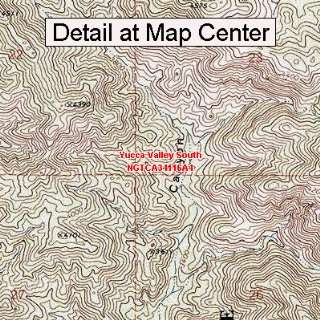 USGS Topographic Quadrangle Map   Yucca Valley South, California 