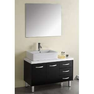 LUXExclusive Single Sink Bathroom Vanity VR LUX 3094. 39.4L x 18.9W 