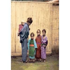  Woman with Children 24X36 Giclee Paper