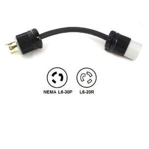  L6 30P to L6 15R Power Cord Plug Adapter