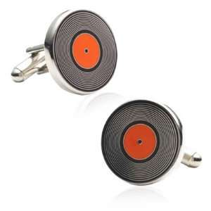  Old 45 Record Cufflinks Patio, Lawn & Garden