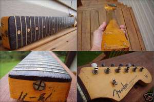 1961 Orig Fender Stratocaster Vintage Strat Neck 11 61  