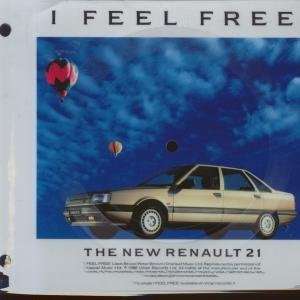  I FEEL FREE 7 INCH (7 VINYL 45) UK VIRGIN 1986 CREAM 