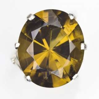 ViPSCOLLECTION SILVER 925MM RING FINE BAHIA CITRINE 8.5  