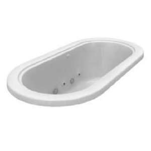 Porcher 60070 30.001 White Calla Calla 69 1/2 Drop In Salon Bath Tub 