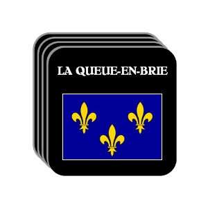  Ile de France   LA QUEUE EN BRIE Set of 4 Mini Mousepad 