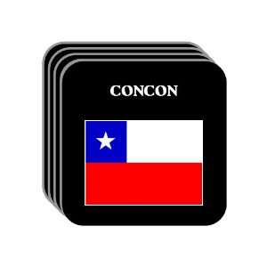  Chile   CONCON Set of 4 Mini Mousepad Coasters 