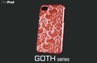 One Pad GOTH for iPhone 4 / 4S Case Coolest Red ~~ NEW  