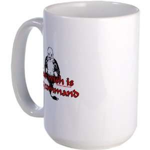  Your Wish Is My Command Humor Large Mug by  