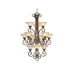  3885 â Monarch Vista 12 Light Chandelier   Chandeliers 