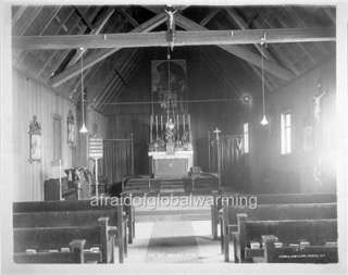 Photo pre 1906 SF Cal Inside St Mary the Virgin Church  