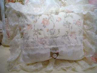 Chic & Shabby Ralph Pink Rose~CHARLOTTE ~Cottage Pillow  