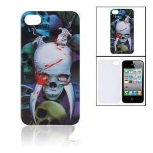  3D Style Blood Skull Hard Case Cover for iPhone 4 4G Cell 