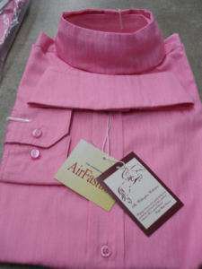 Wellington English Hunt Show Shirt Pink 32 36 AQHA APHA  