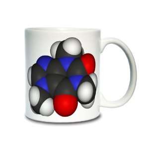  Caffeine Molecule 3D Model Coffee Mug 