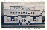 Vintage postcard of French Cafe Restaurant Yonkers NY