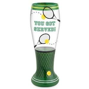 You Got Served Hand Painted Pilsner Glass   26 Oz  Kitchen 