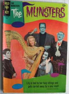 THE MUNSTERS TV COMIC BOOK #12 1967 GOLD KEY  