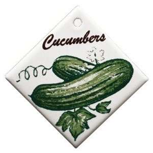  3x3 Tile Cucumbers Vegetable Marker