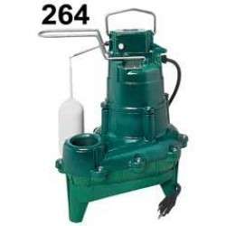 ZOELLER M264 Waste Mate 264 0001 Automatic Cast Iron Sewage Pump, 115 