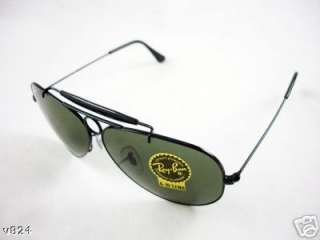 RAY BAN RB 3138 SHOOTER Aviator Black RB3138 002 58MM  