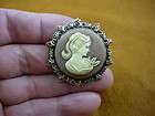 PONYTAIL Lady CAMEO 9 cameos Jewelry ornament hanging  