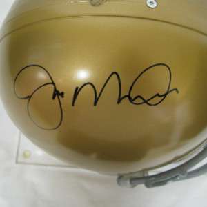 Joe Montana Autographed Replica Notre Dame Helmet  