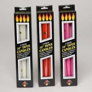   Inch Taper Candles 4 Pack Case Pack 48   401402 Patio, Lawn & Garden