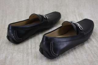 Salvatore Ferragamo Parigi Moccasins Black leather Loafer 9 D Mens 