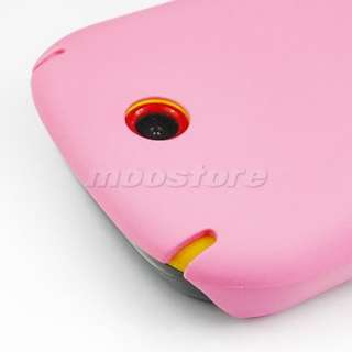 HARD RUBBER CASE BACK COVER SAMSUNG S3650 CORBY PINK  