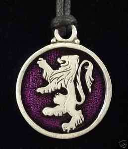 Lion Jewelry Rampant Lion Pendant SCA LARP 0617.14  