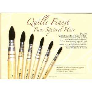 Dynasty® Pure Squirrel Quills Series 303   Size 4 Office 