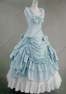 Civil War Southern Belle Lolita Ball Gown Dress 081 S  