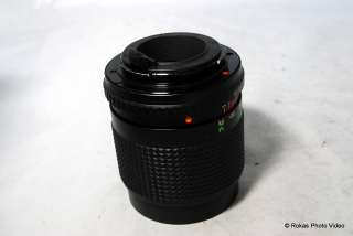 Pentax Vivitar VMC 135mm f2.8 lens manual focus PK M with haze  