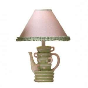  Pink Green White Stacked Cups Lamp