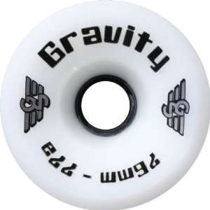  Gravity Hi Grade 77a 76mm White Skate Wheels Sports 