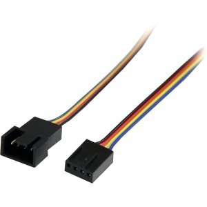 com StarTech 12in 4 Pin Fan Power Extension Cable. 12IN 4PIN TO 4PIN 