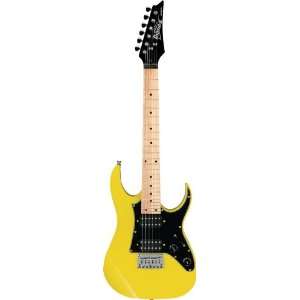 Ibanez GRGM21M Mickro Childs Guitar   Yellow Musical 