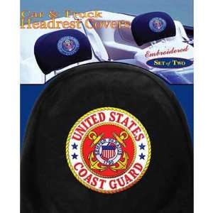  United States Coast Guard Headrest Cover Automotive